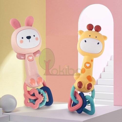 Rattles Teethers For Newborns Baby Toys 0 12 Months Montessori Educational Hanger For Mobile Boys Soft Hanging Girl Music Rattle