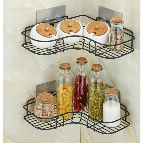 Durable Bathroom Caddy Tray Holder Rack Organiser Accessory Pole Shelf Shower US