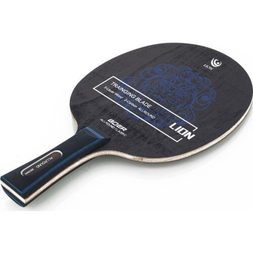 1pc BOER Ping Pong Racket Long Grip Lightweight Carbon Fiber & Aryl Group Fiber Table Tennis Blade 7 Ply Table Tennis Blade