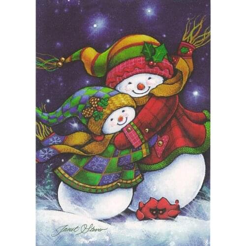 Christmas Santa Claus Pre-Printed 11CT Cross-Stitch Embroidery Patterns Knitting Painting Needlework Sewing Magic Stamped Sales