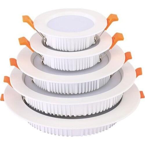 Dimmable 5W-45W LED Ceiling Lamp Recessed Spotlight Downlight 3000K/4000K/6000K 220V For Living Room And Shopping Mall Lighting