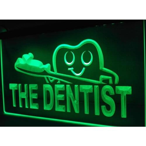 LK713- Dentist Toothbrush Hospital NEW LED Neon Light Sign home decor crafts