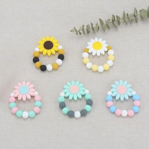 1PC Baby Teether BPA Free Food Grade Tortoise Silicone Teething Nursing Pacifier Clip Teether Toy Accessories Ring Baby Stuff