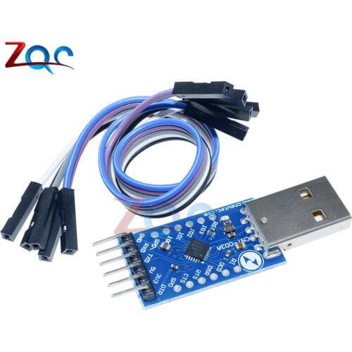 5pcs USB 2.0 to TTL UART 6PIN Module Serial Converter CP2104 STC PRGMR Than CP2102