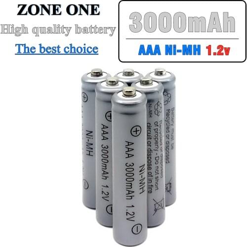 8/10/12/16Pcs/lot High Quality AAA 3000mAh Ni-Mh1.2V Rechargeable Battery Used For Electronic Such As Controller Alarm Clock