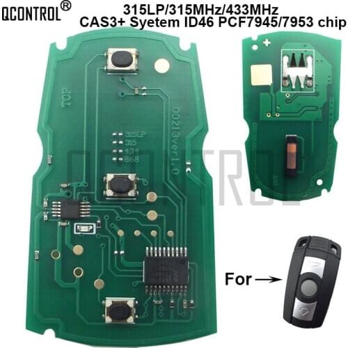 QCONTROL Car Remote Control Key Circuit Board for BMW CAS3 X5 X6 Z4 1/3/5/7 Series Keyless Entry Transmitter CAS3 System