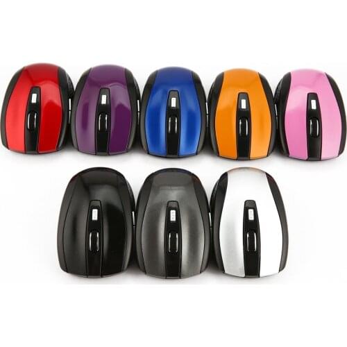 2.4GHz Wireless Mouse Portable Intelligent Gaming Mouse Optical Rolling Gamer Mice USB Receiver for PC Laptop Computer