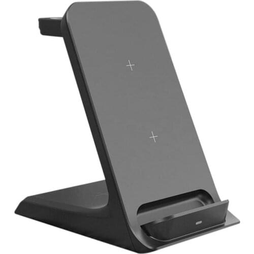 Phone Wireless Charger 3 In 1 Wireless Charging Holder 15W Qi Fast Charging Holder For IPhone12 Pro/XR/Xs Max For Watch 6 5 4 3