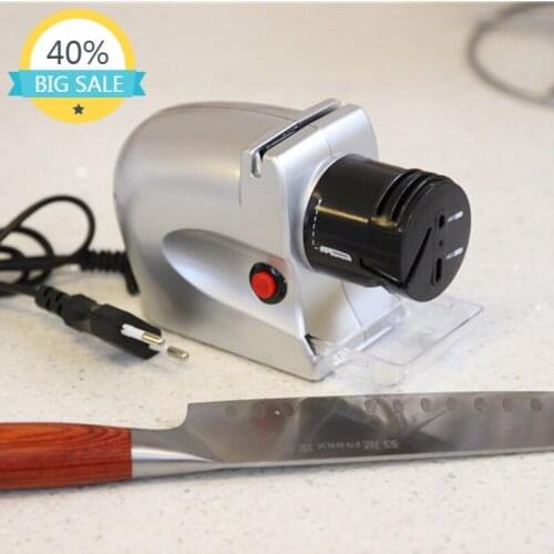 Fast Portable Knife Sharpener Diamond Machine Electric Kitchen Knife Sharpener Bar Grinder Afilador Cuchillos Home Item 60AA01