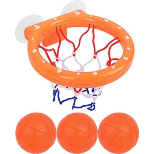 Kids Adhesive Basketball Club Basket Training Hoop with Balls Child Home Sport Casual Game Wall Hanging Tools New Toy Sports