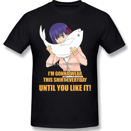 FGO Fate Grand Order The Holy Grail War Games New Arrival T-Shirt Sakura Fish Unique Design For Men