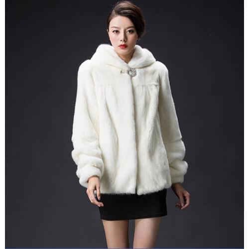 Msaiss White Fur Coats