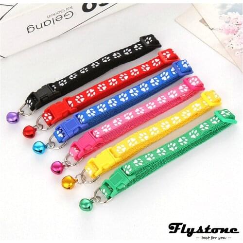Soft Colorful Pet Dog Collar for Small Medium Large Dogs Neck Strap Adjustable Safe Puppy Cats Leash harness bling personalized
