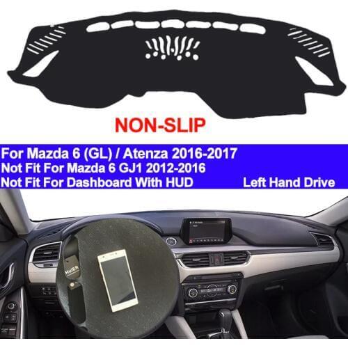 Car Dashboard Cover Dash Mat Silicone Non-Slip For Mazda 6 GL Atenza 2016 2017 Auto Dash Mat Sun Shade ANti-UV DashMat Pad