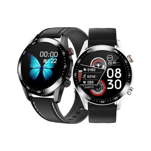New E1-2 Smart Bluetooth Watch Call Dial Full Touch Screen Waterproof Smartwatch Heart Rate Blood Pressure Detection Sportswatch