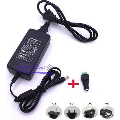 New 60W DC EU/US UK AU POWER Supply 12V 5A 5 amp ADAPTER Transformer LED Strip Light