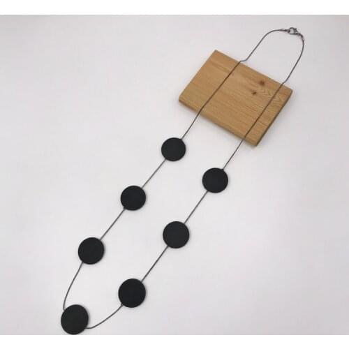 Kara&Kale Boho Fashion Jewelry Sweater Chain Long Necklace Pendants Snake Chain Resin Beads Earthy Necklace Women Accessories