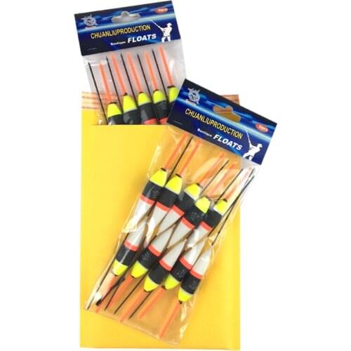 Topline Tackle Bobbers Fishing Float Light Stick 10pcs/Bag Size 2.5g Floating Buoy Bobber Vertical Pesca For Carp Fishing Tackle