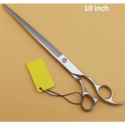10.0 Inch Japan 440C Professional Pet Scissors Dog Cat Tesoura Pets Grooming Scissors Shears Grooming for Dog