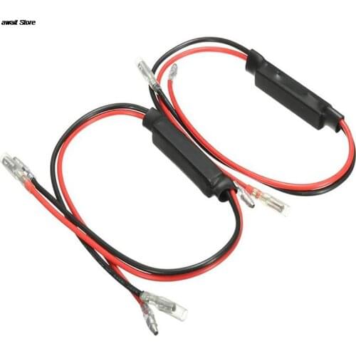 Motorcycle 12v Load Resistors LED Flasher Resistor Turn Signal Indicator Lights