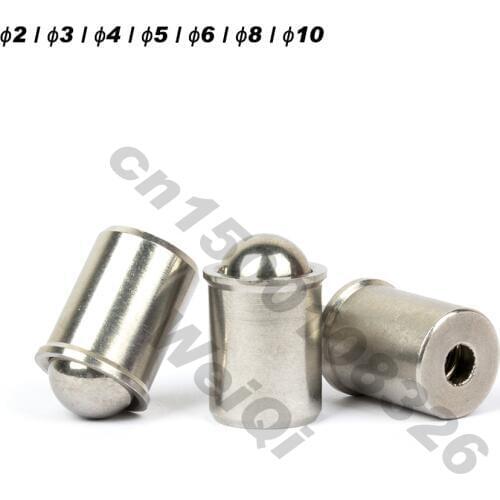 Ball plungers , smooth body-push fit,stainless steel,body dia 3mm 4mm5mm 6mm 8mm 10mm