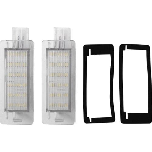 LED Number License Plate Light Lamp Assembly for Renault Laguna Sport Tourer II III Zoe BFM L70 Dacia Duster MCV