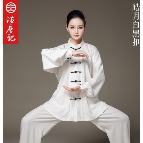 Tai Chi Unifrom Men And Women Tai Chi Cotton and line Martail art clothing Wu shu cuit Spring Summer Autumn