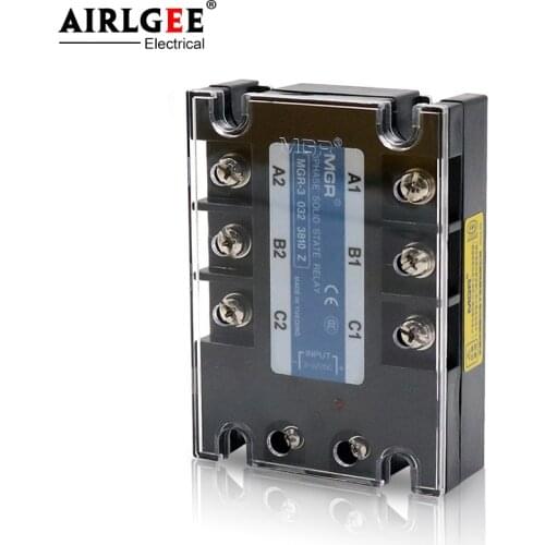 Solid state relay MGR-3 032 3810Z SSR-10DA 10A 380VAC 3~32VDC DC-AC Three phase solid state relay