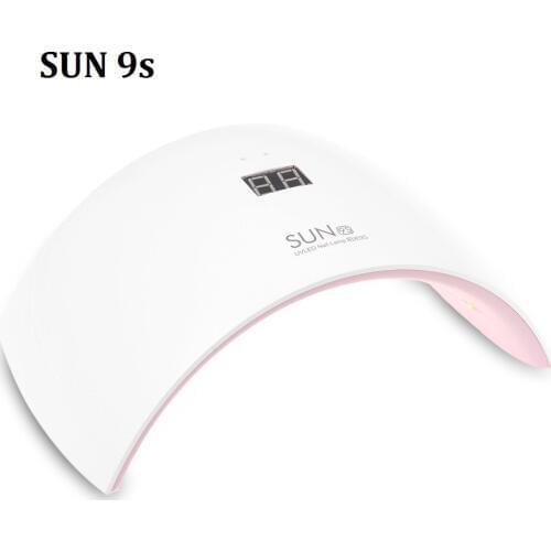 2017 SUN9S SUN9C Nail Dryer Machine 24W White Light Profession LED UV Lamp Fit Curing All Nail Gel Polish for Curing Nail Tool
