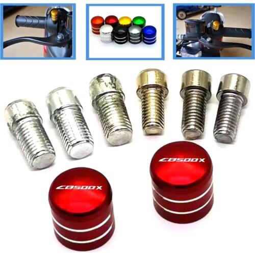 For Honda CB500X CB 500X Motorcycle rearview mirror thread bolts rear view adapter screws Decorative cover