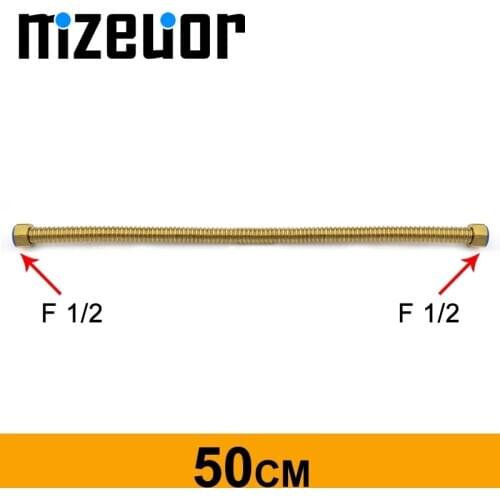 Stainless Steel Basin&toilet Hot & Cold Water Weaved 1/2" 3/8"plumbing Hose,bathroom Heater Connect Corrugated Gold Colour Pipe