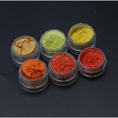 1 Set Cosmetic Grade Pearlescent Natural Mica Mineral Powder Epoxy Resin Dye Pearl Pigment DIY Jewelry Crafts Making