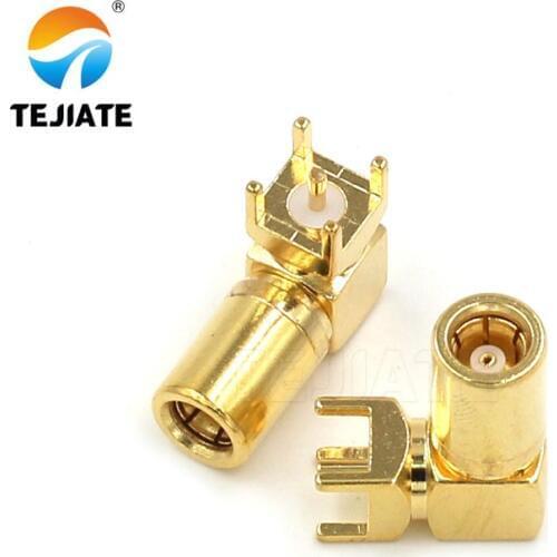 2PCS SMB RF Adapter Antenna Pedestal SMA to SMB-JJ/KK L-type BNC/SMA Male To SMB Male Header SMB Double Way Connector