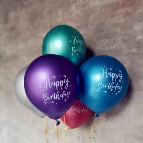 20 pcs Happy Birthday Ballon Latex Balloons Inflatable Birthday Party Decoration Baloons Anniversaire