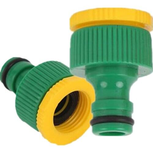 3PCS 1/2'' & 3/4'' Female Thread Quick Connector Garden Tap Watering Hose Pipe Adapter Fitting for Drip Irrigation System