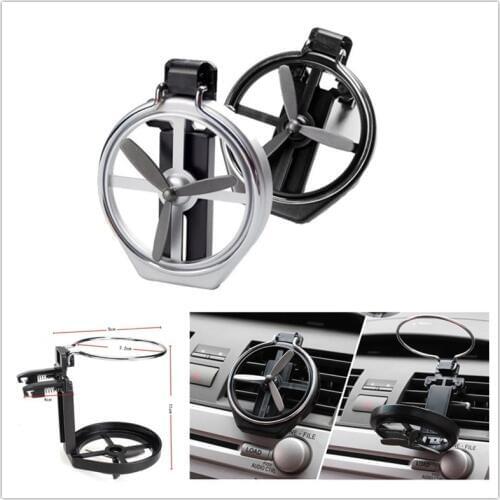 Car Cup Holder Foldable Car Bottle Drink Holder Air Vent Clip Air Conditioning Car Coasters Cupholder