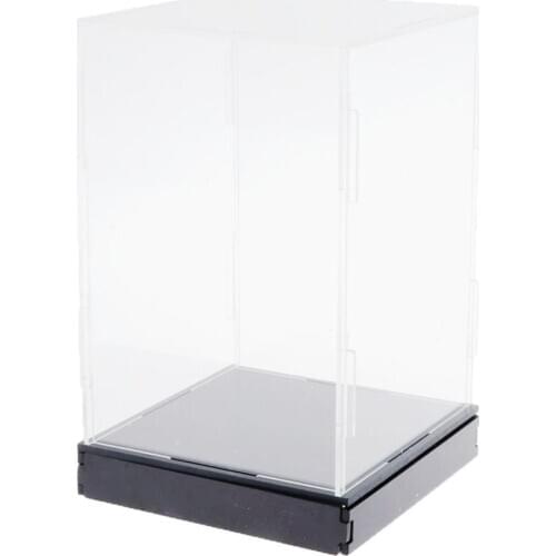 Display Case/Box Dustproof Showcase Character Doll Storage Case Acrylic Plastic Transparent Clear