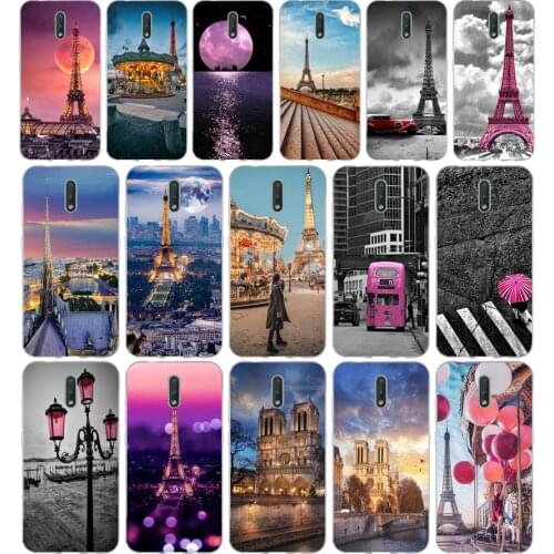 200FG Love Paris Eiffel tower gift Soft Silicone Tpu Cover phone Case for Nokia 2.1 2.3 3 3.1 4.2 5 5.1 Plus 7.2 6 8