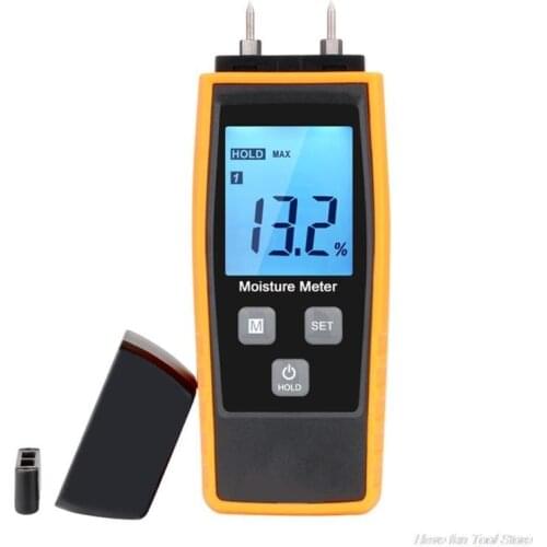 Pin-Type Wood Moisture Meter Wood Humidity Detector Digital Water Leak Tester
