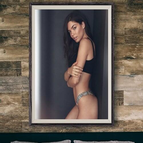 E168 Aarika Wolf Sexy Model Movie Star Wall Silk Cloth Poster Art Home Decoration Gift