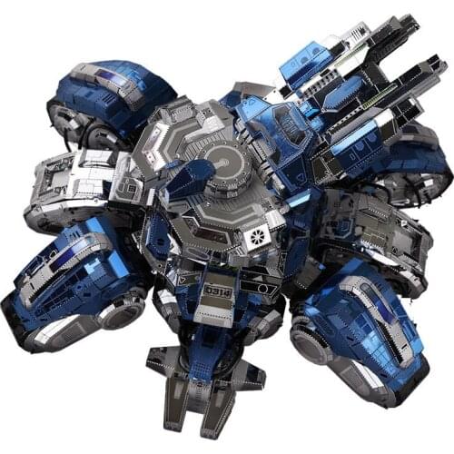 Art Model 3D Metal Puzzle Siege Edition Tank Model kits DIY Laser Cut Assemble Jigsaw Toy Desktop decoration GIFT For Children