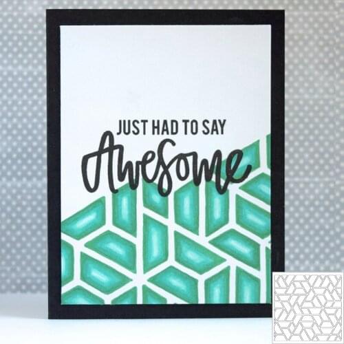 Polygon Stencil for DIY Scrapbooking New 2019 DIY Paper Cards Making Craft Fun Plastic Templates Decoration Embellishment