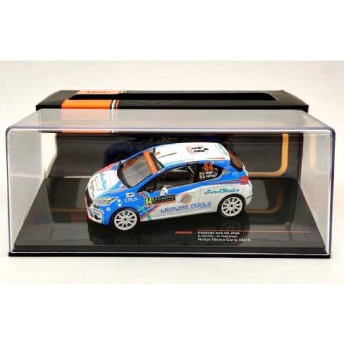 IXO 1/43 For P~GEOT 208 R2 #64 Rallye Monte Carlo 2018 RAM560 Diecast Model Limited Edition Auto Toys Car Collection