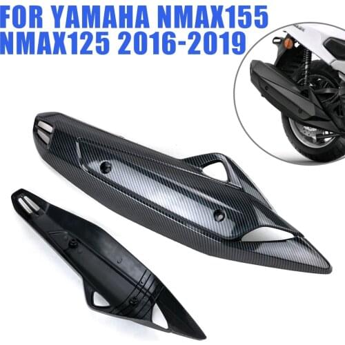 NMAX155 N-MAX155 Exhaust Muffler Pipe Heat Shield Protector Thermal Insulation Cover Protection For Yamaha NMAX N-MAX N MAX 155