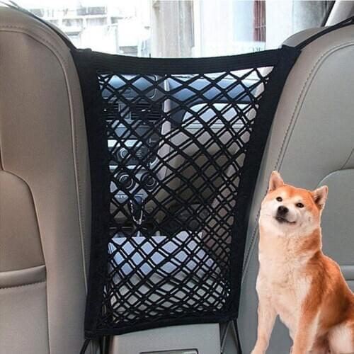 New Pet Isolation Dog Seat Cover Car Protection Net Safety Net Storage Bag Oxford Cloth Pet Supplies