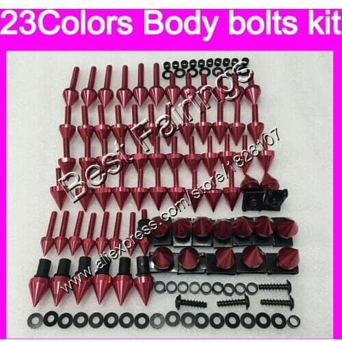 Fairing bolts full screw kit For HONDA VFR400RR 94 95 96 97 98 NC35 VFR400 RR 1994 1995 1996 97 1998 Complete Body screws Nuts