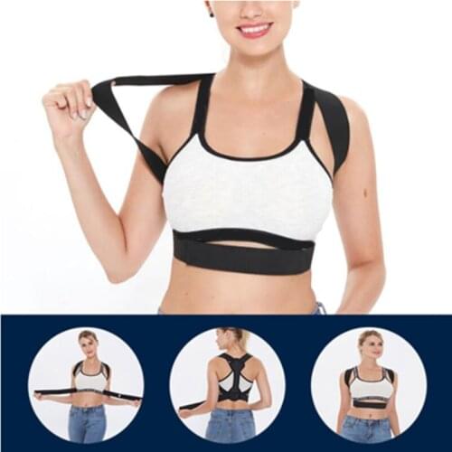S-XXXL Adjustable Clavicle Posture Corrector Upper Back Shoulder Lumbar Support Belt Corset Posture Correction For Adult Child