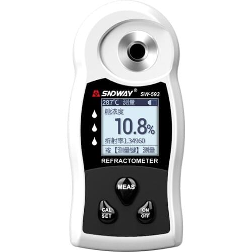 Sweetness Tester Sweetness Tester Fruit Sugar Tester High Precision Salinity Meter Rechargeable Digital Sugar Meter