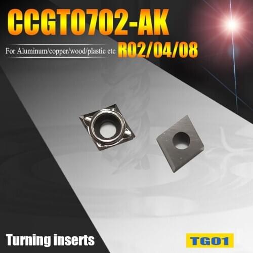 CCGT070204 lathe turning tool CCGT070208 carbide inserts CCGT120402 CNC tools inserts boring cutter aluminum/copper/wood working