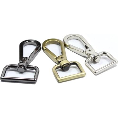 30mm Silver Swivel Zinc Alloy Lobster Swivel Clasp Trigger Snap Hook for Purse Bag Straps